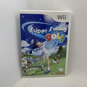 Super Swing Golf (Nintendo Wii, 2007) Fantasy Golf Real Swings 4 Player CIB